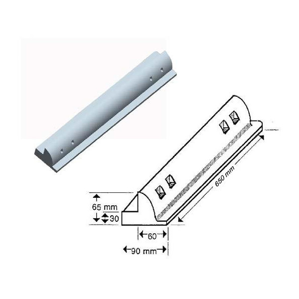 colore: Bianco 1 pezzo Supporto per spoiler in ABS per pannello solare 68 cm resistente Offgridtec 006565 colore: Bianco 1 pezzo Supporto per spoiler in ABS per pannello solare 68 cm resistente Offgridtec 006565