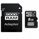 MICRO SD UHS GOODRAM 8GB CLASSE 10 + ADATTATORE SD