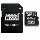 MICRO SD UHS GOODRAM 64GB CLASSE 10 + ADATTATORE SD