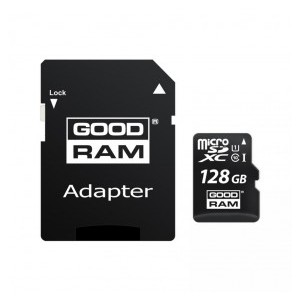 MICRO SD UHS GOODRAM 128GB CLASSE 10 + ADATTATORE SD