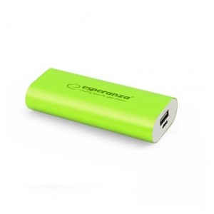 POWER BANK ESPERANZA HADRON 4400MAH VERDE