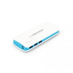 POWER BANK ESPERANZA HADRON 8000MAH BIANCO BLU