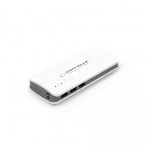 POWER BANK ESPERANZA HADRON 8000MAH BIANCO GRIGIO