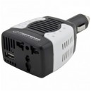 INVERTER ESPERANZA DA AUTO USB 75W BIANCO